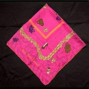 *Sold*Yves Saint Laurent silk scarf